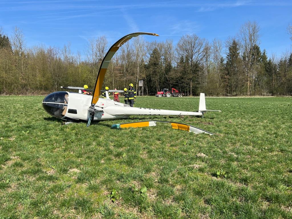 Hubschrauber abgestürzt